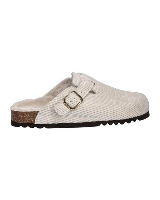 Mules di Scholl in White