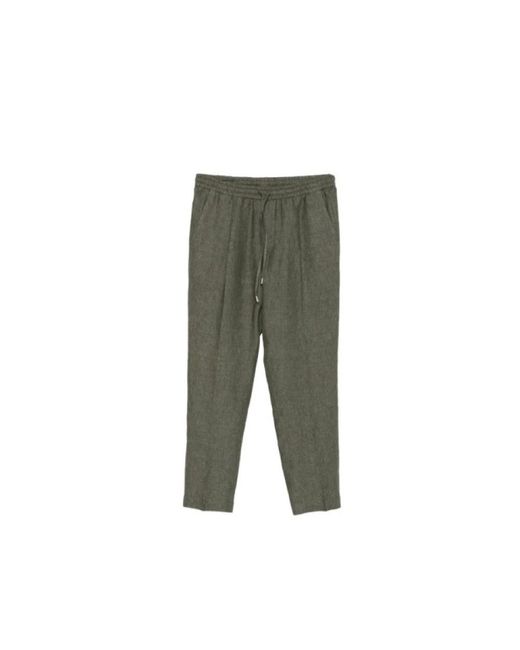 BRIGLIA Green Wide Trousers for men