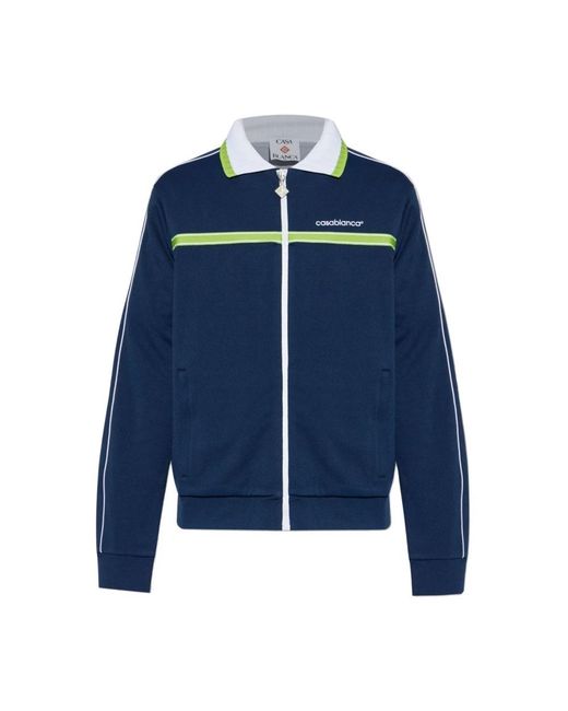 Casablanca Blue Zip-Throughs for men