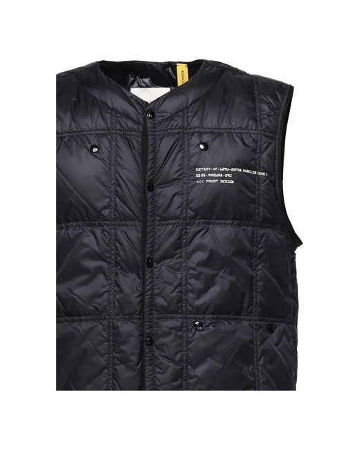 Vests Moncler de hombre de color Black