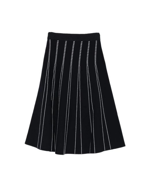 Liu Jo Black Midi Skirts