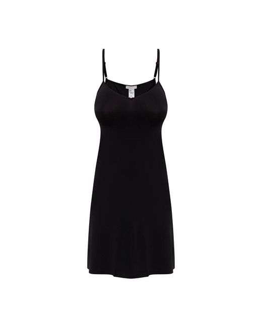 Hanro Black Satin top