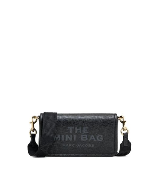 Le mini sac noir en cuir Marc Jacobs en coloris Black