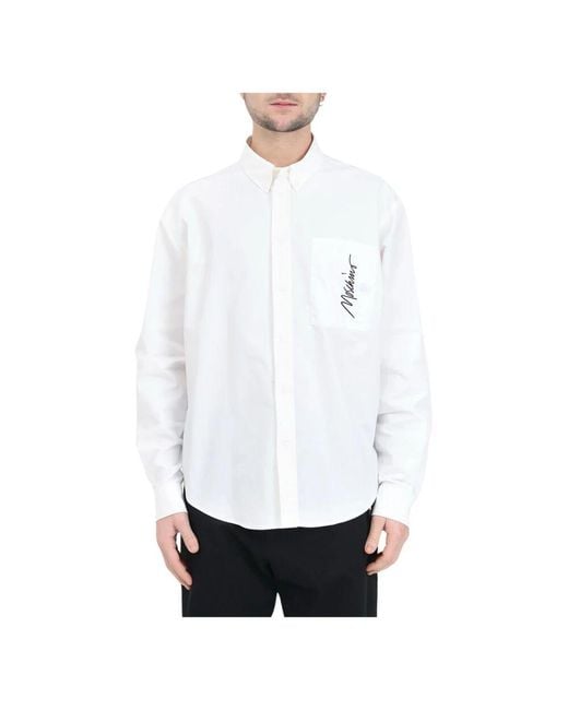 Moschino Couture Hemd Aus Baumwollmischung in White für Herren