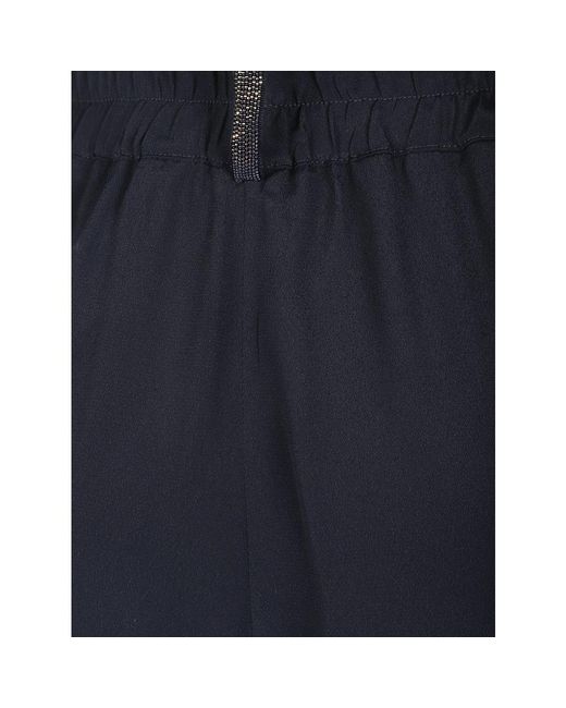 Fabiana Filippi Blue Wide Trousers