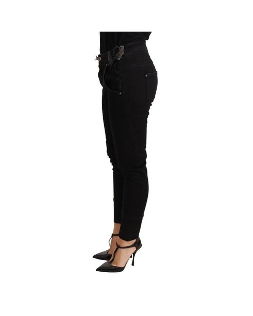Ermanno Scervino Black Skinny Fit Jeans