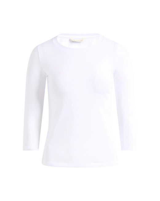 Max Mara Mmlorata Lange Mouwen Top in het White
