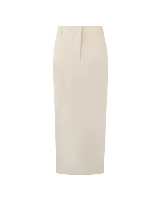 Valentino Garavani Natural Pencil Skirts