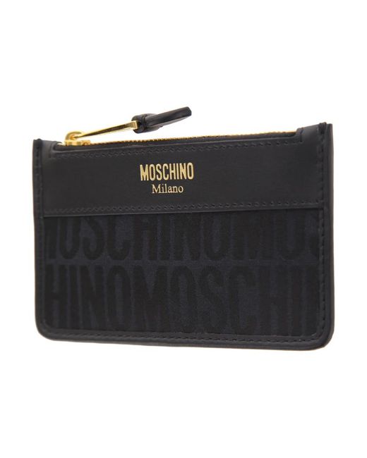 Moschino Black Wallets & Cardholders
