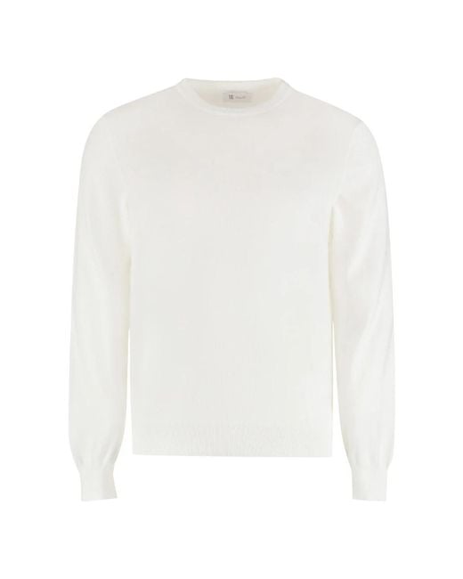 Round-Neck Knitwear THE (Alphabet) pour homme en coloris White