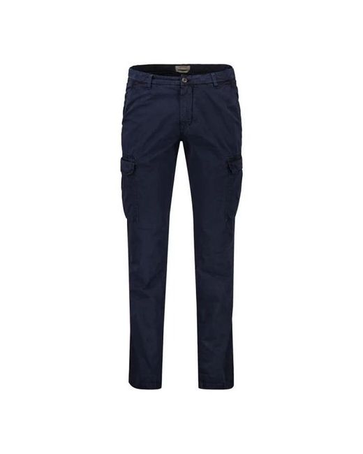 40weft Slim-Fit Broeken in het Blue voor heren