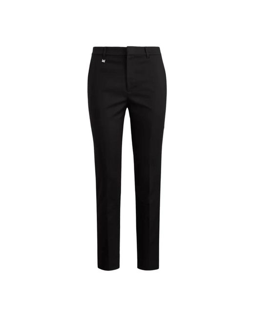 Slim-Fit Trousers Ralph Lauren de color Black