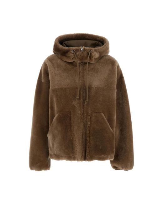 Blancha Faux Fur & Shearling Jackets in het Green