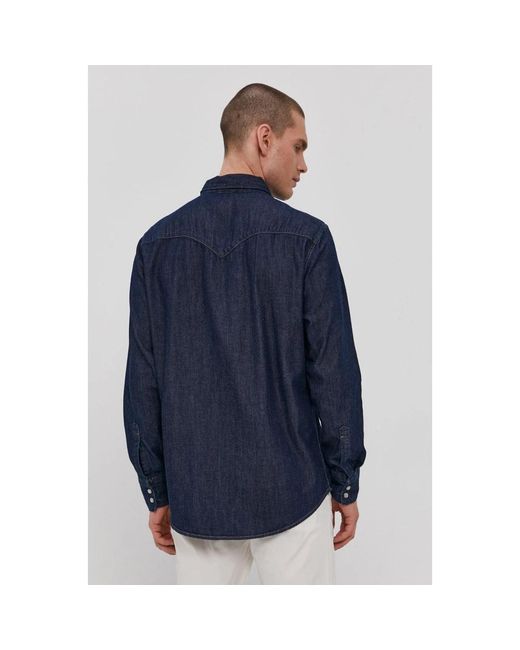 Levi's Casual Hemden in het Blue voor heren