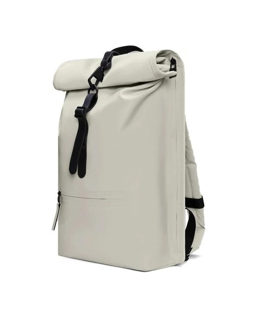 Rains Rolltop Rucksack Mit Schnappverschluss in Gray für Herren