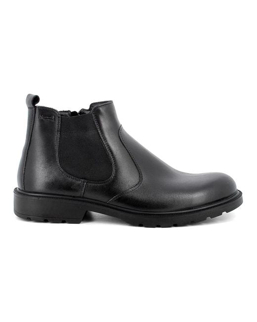 Igi&co Black Chelsea Boots for men