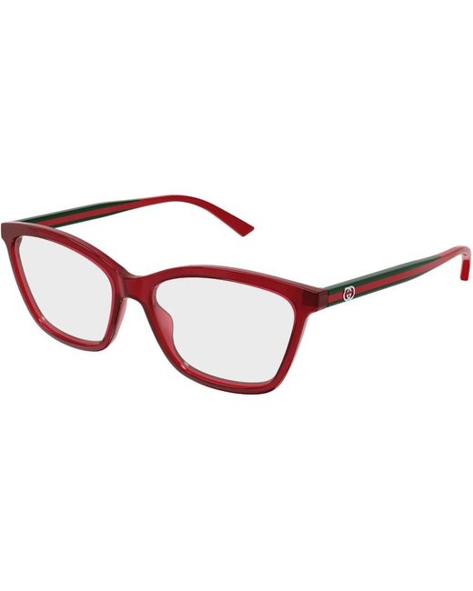 Gucci Accessoires ,Rood ,Gg 1989O Optisch Montuur in het Red