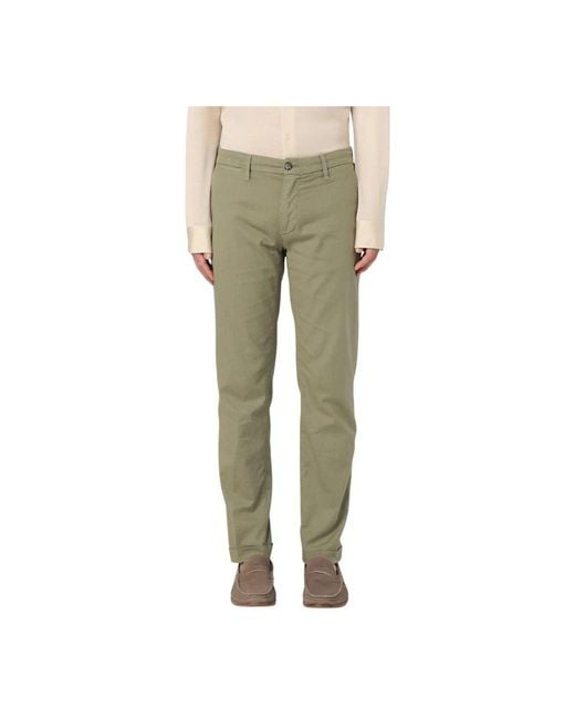 Chinos di Re-hash in Green da Uomo