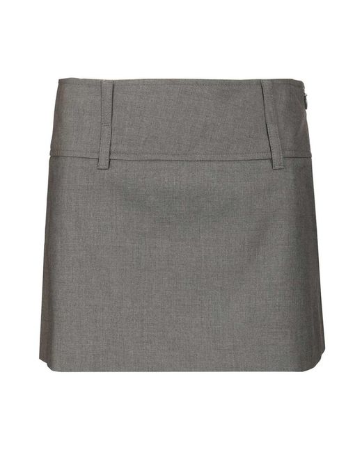 DUNST Gray Short Skirts