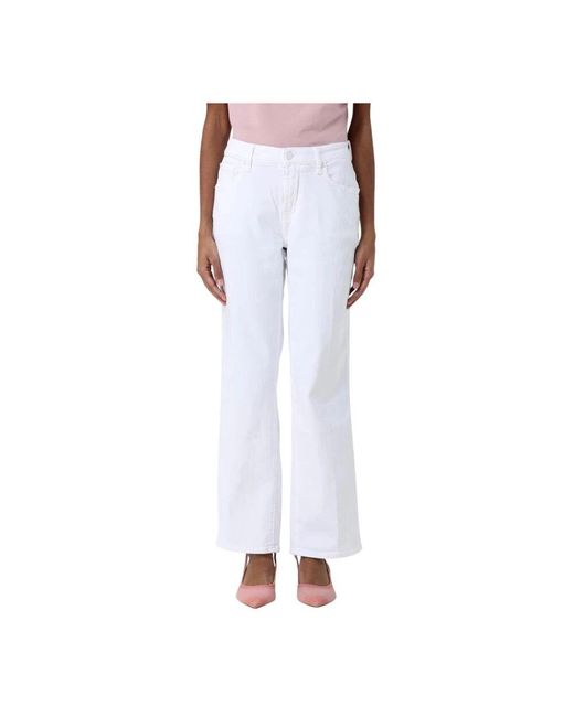 Straight Jeans 7 For All Mankind en coloris White