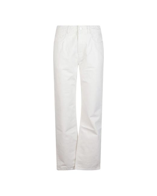 Straight Jeans AMI de color White