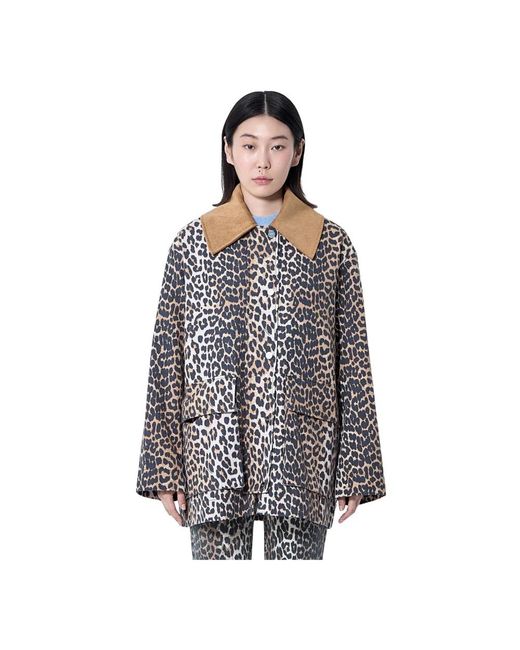 Ganni Gray Light Jackets
