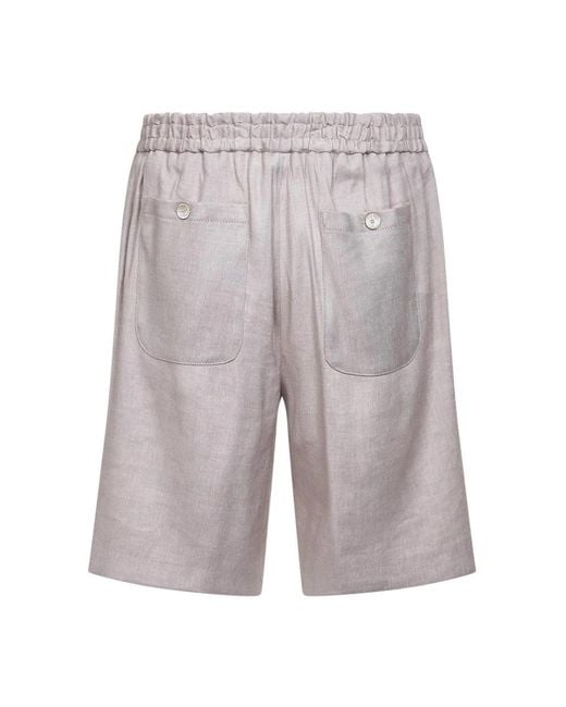 Etro Gray Casual Shorts for men