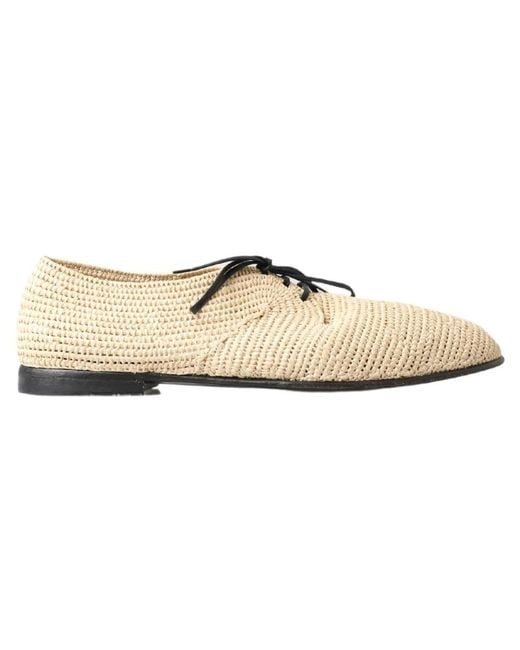 Dolce & Gabbana Natural Laced Shoes for men