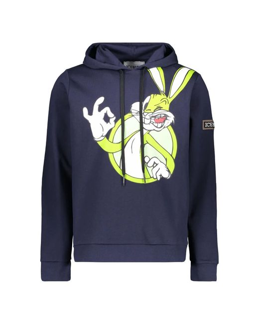 Iceberg Blue Hoodies for men