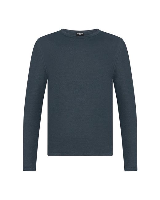 Franzese Collection Blue Long Sleeve Tops for men