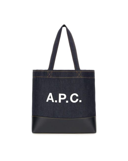 A.P.C. Tote Bags in het Black voor heren