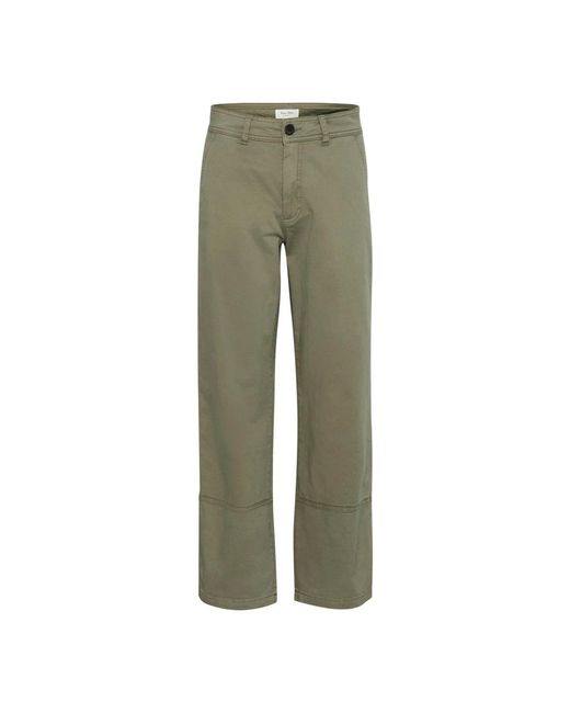 Part Two Green Straight Trousers