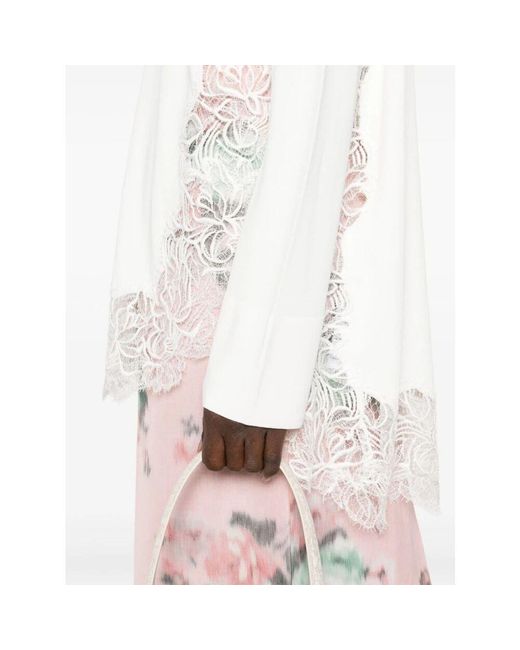 Ermanno Scervino White Weiße pullover kollektion