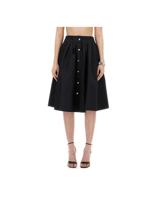 Moschino Black Midi Skirts