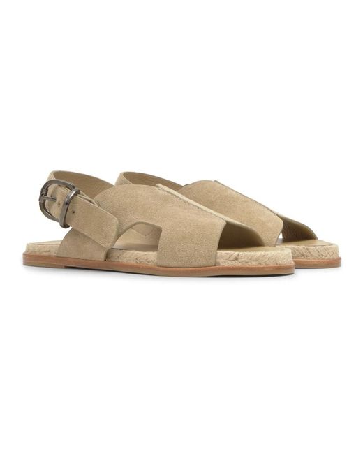Castaner Philo Flat Sandal in het Natural
