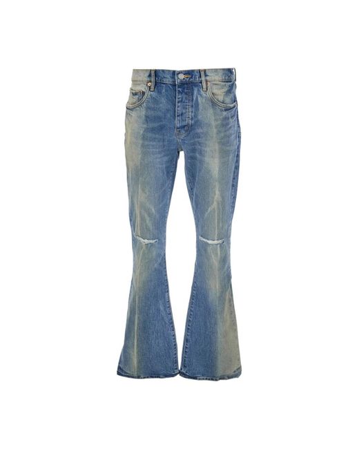 Purple Brand Flared Jeans in het Blue voor heren