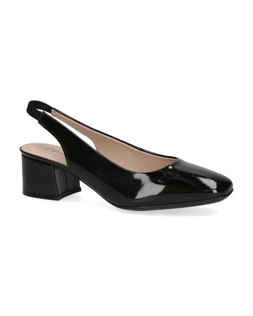 Caprice Black Pumps