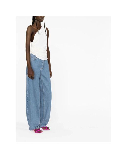 Sleeveless Tops Magda Butrym de color White