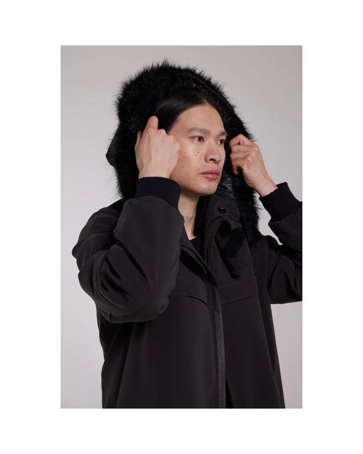 Stutterheim Parkas in het Black voor heren