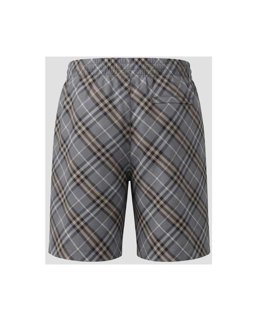 Burberry Gray Casual Shorts for men