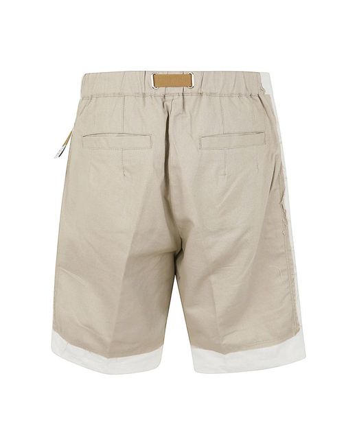 White Sand Natural Casual Shorts for men