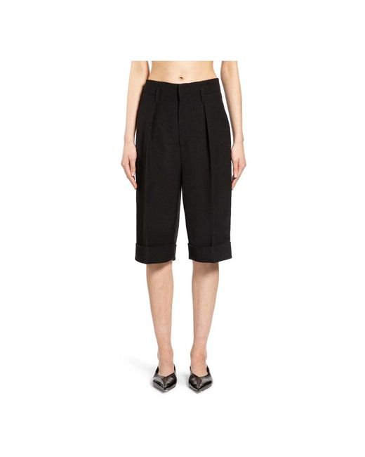 Petar Petrov Black Long Shorts