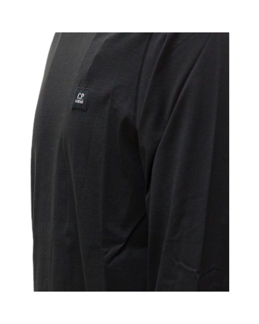 C P Company Black Long Sleeve Tops for men
