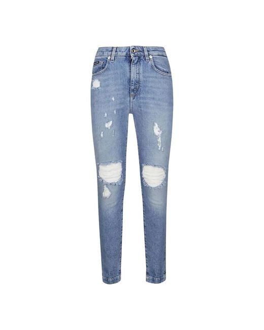Jeans > skinny jeans Dolce & Gabbana en coloris Blue