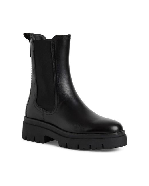 Tamaris Black Chelsea Boots