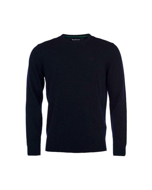 Barbour Blue Round-Neck Knitwear for men