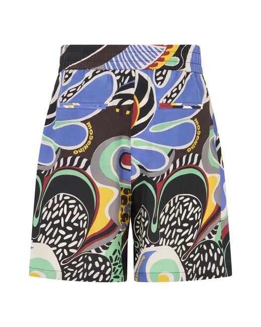 Moschino Blue Casual Shorts for men
