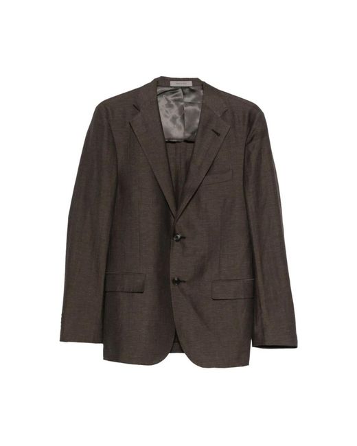 Corneliani Brown Blazers for men