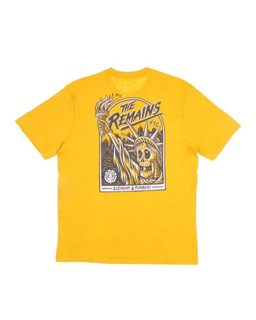 Element Timber Liberty Tee in het Yellow voor heren