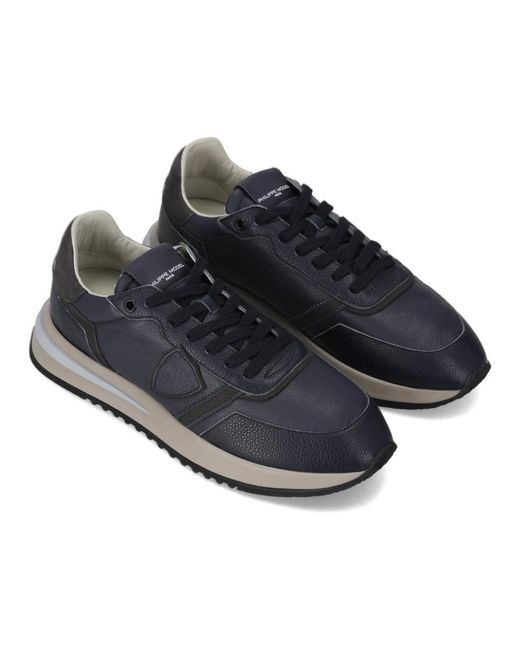 Philippe Model Blue Sneakers for men